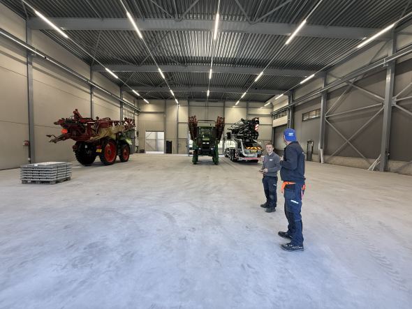 Nieuwbouw bedrijfsloods Veghel: elektrotechniek en beveiliging